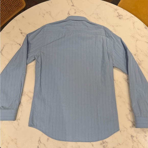 Sandro Classic Fit Blue Pinstriped Shirt 
Size L (fits like a medium) - Picture 6 of 11